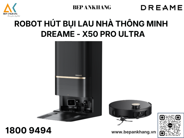 Robot hút bụi lau nhà thông minh Dreame X50 Pro Ultra